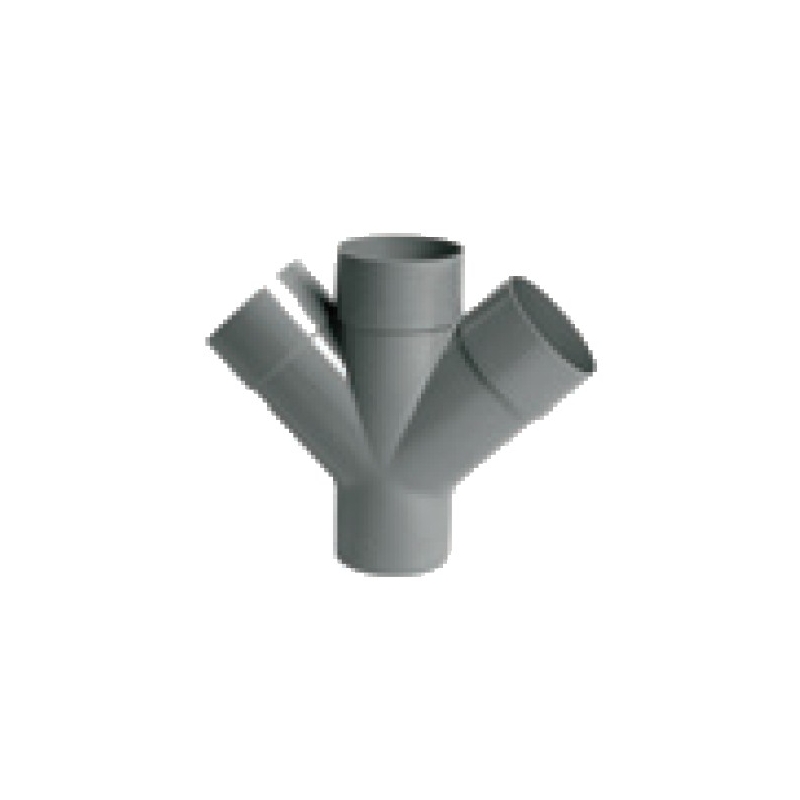 DERIVACION DOBLE PVC DE 1