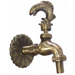 GRIFO JARDIN BRONCE PEZ