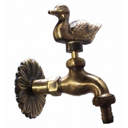 GRIFO JARDIN BRONCE PATO