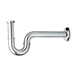 SIFON CURVO CROMADO PARA 