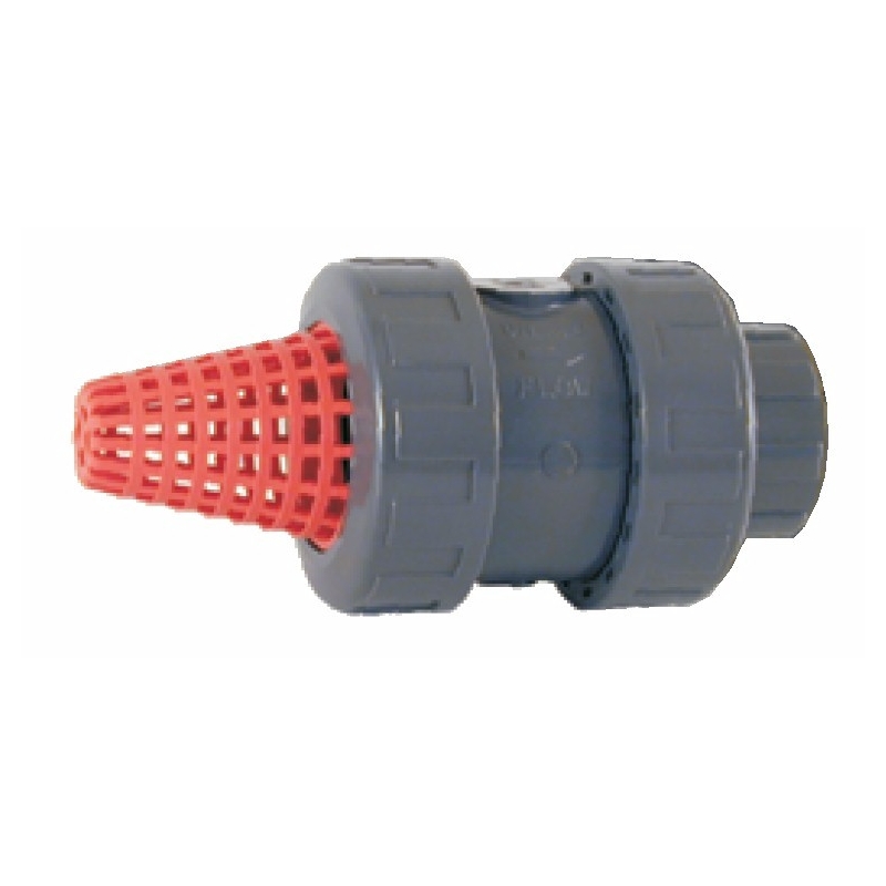 VALVULA PIE PVC DE 75 EQU