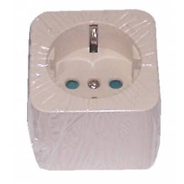 BASE ENCHUFE EXTERIOR RED