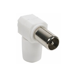 CONECTOR CURVO TV MACHO