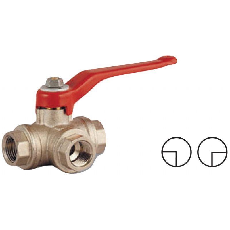 LLAVE ESFERA 3 VIAS DE 1/