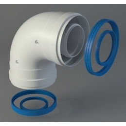 CODO COAXIAL DE 60/100 DE