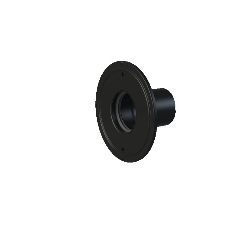 PLAFON ALUMINO NEGRO DE 8