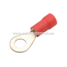 TERMINAL CIRCULAR 5,1-8mm ROJO