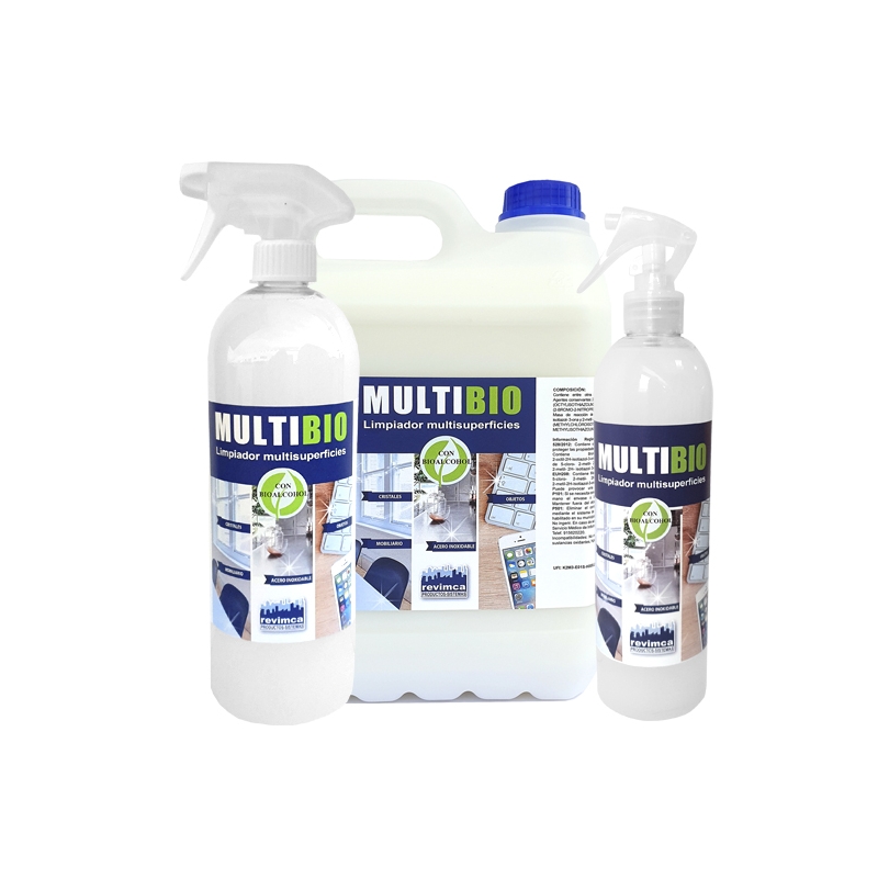 MULTIBIO LIMPIADOR MULTISUPERFICIES 5L CON BIO ALCOHOL