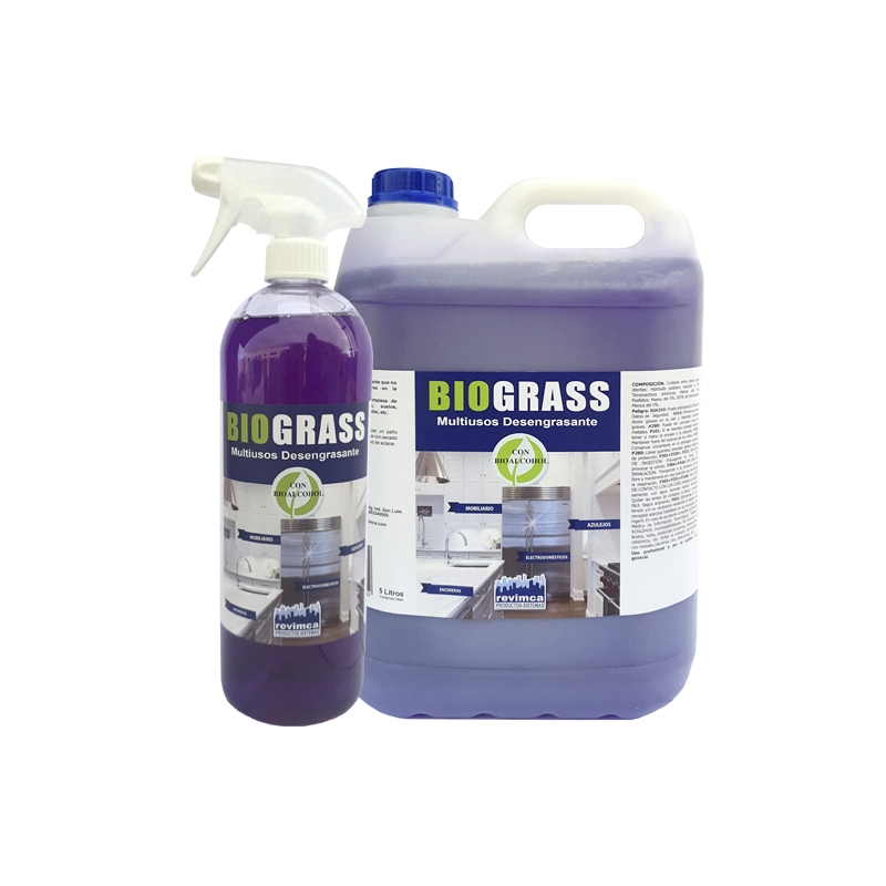 BIOGRASS MULTIUSO DESENGRASANTE 1L CON BIO ALCOHOL