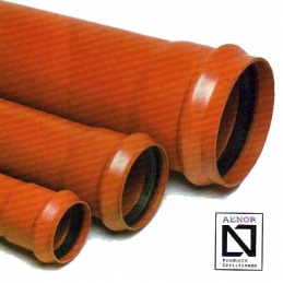 MTS TUBO PVC 200 COLOR TEJA...