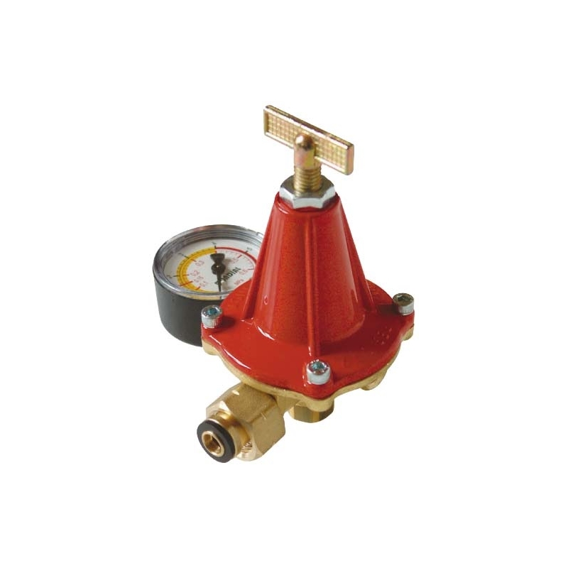 REDUCTOR ALTA PRESION 12KG/H REGULABLE 0-4 BAR C/MANOMETRO