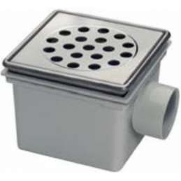 SUMIDERO ABS REJILLA INOX