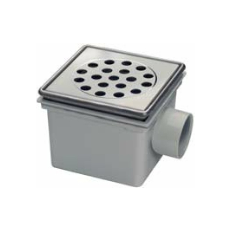 SUMIDERO ABS REJILLA INOX