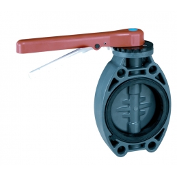 VALV.MARIPOSA PVC 75 EQUI